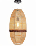 **Hanglamp van Bamboemateriaal met Uniek Design**