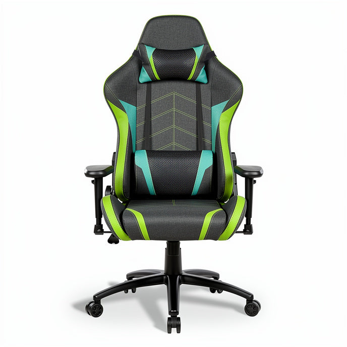 **Ergonomische Gamingstoel met Verstelbare Rugleuning en Ademend Kussen**